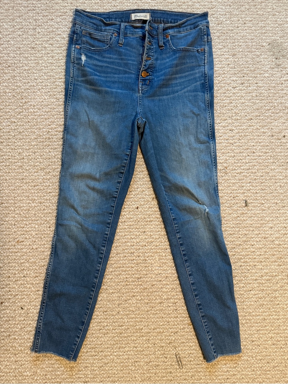 Madewell Women's Skinny Jeans in Medium Blue Wash